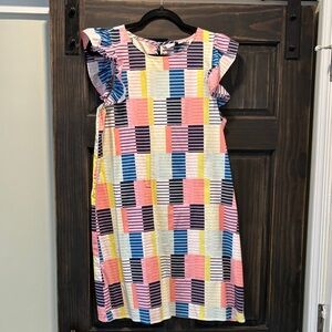 Michelle McDowell Colorful Women’s ruffle sleeve Dress